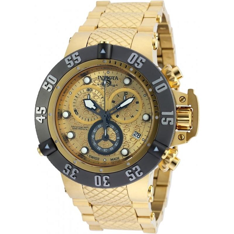 Invicta Men&#39;s 20158 Subaqua Noma III Gold-Tone Stainless Steel Watch