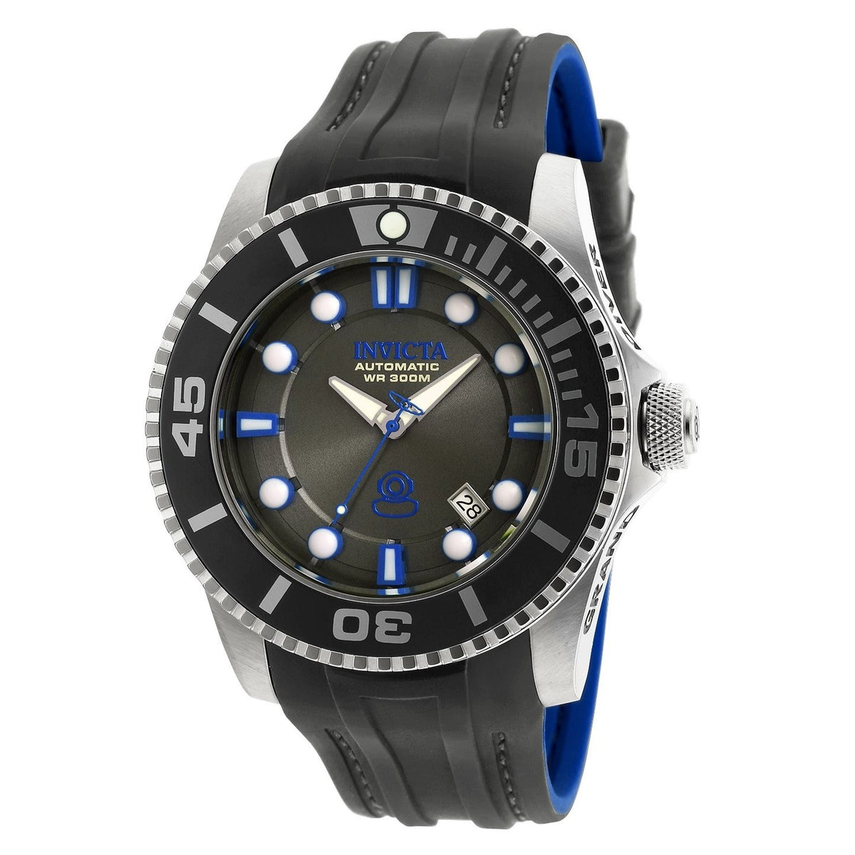 Invicta Men&#39;s 20200 Pro Diver Automatic Black Polyurethane Watch