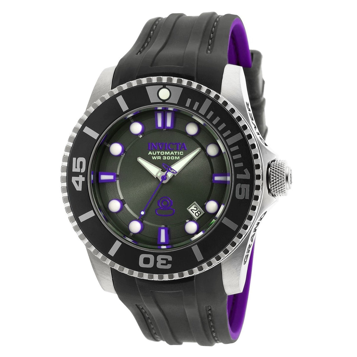 Invicta Men&#39;s 20201 Pro Diver Black Polyurethane Watch