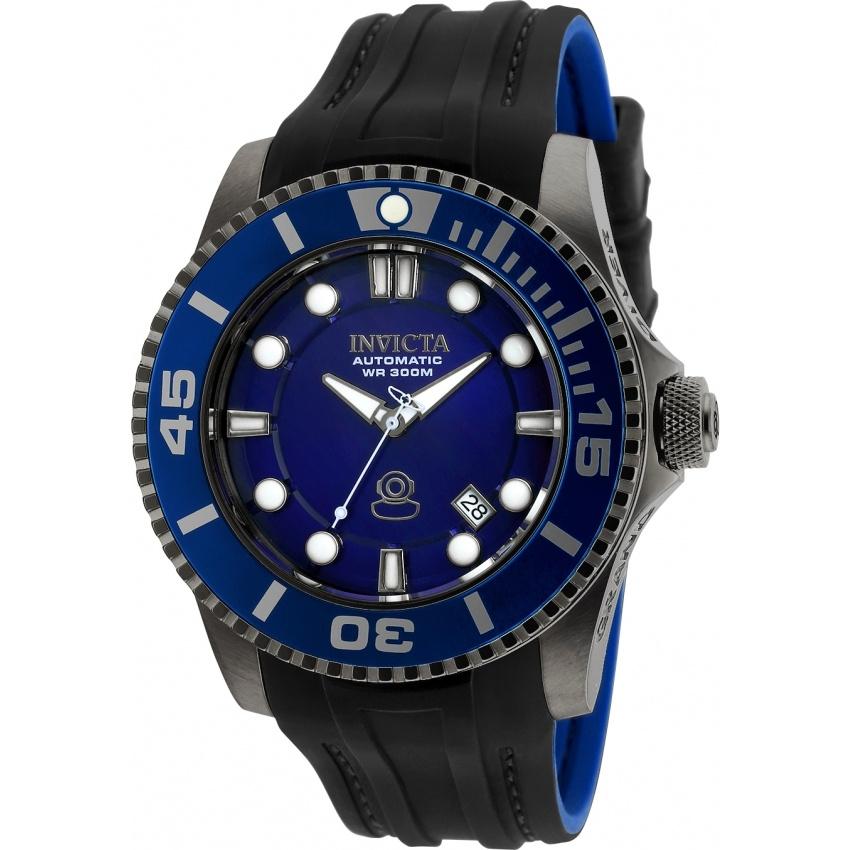 Invicta Men&#39;s 20204 Pro Diver Automatic Black Polyurethane Watch