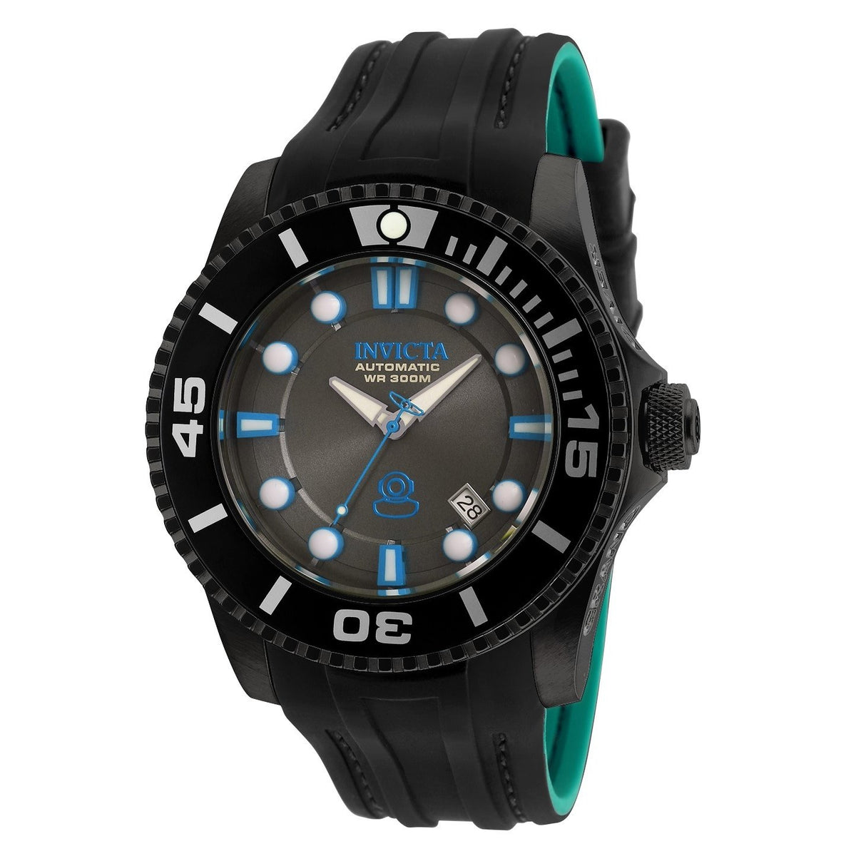 Invicta Men&#39;s 20207 Pro Diver Automatic Black Polyurethane Watch