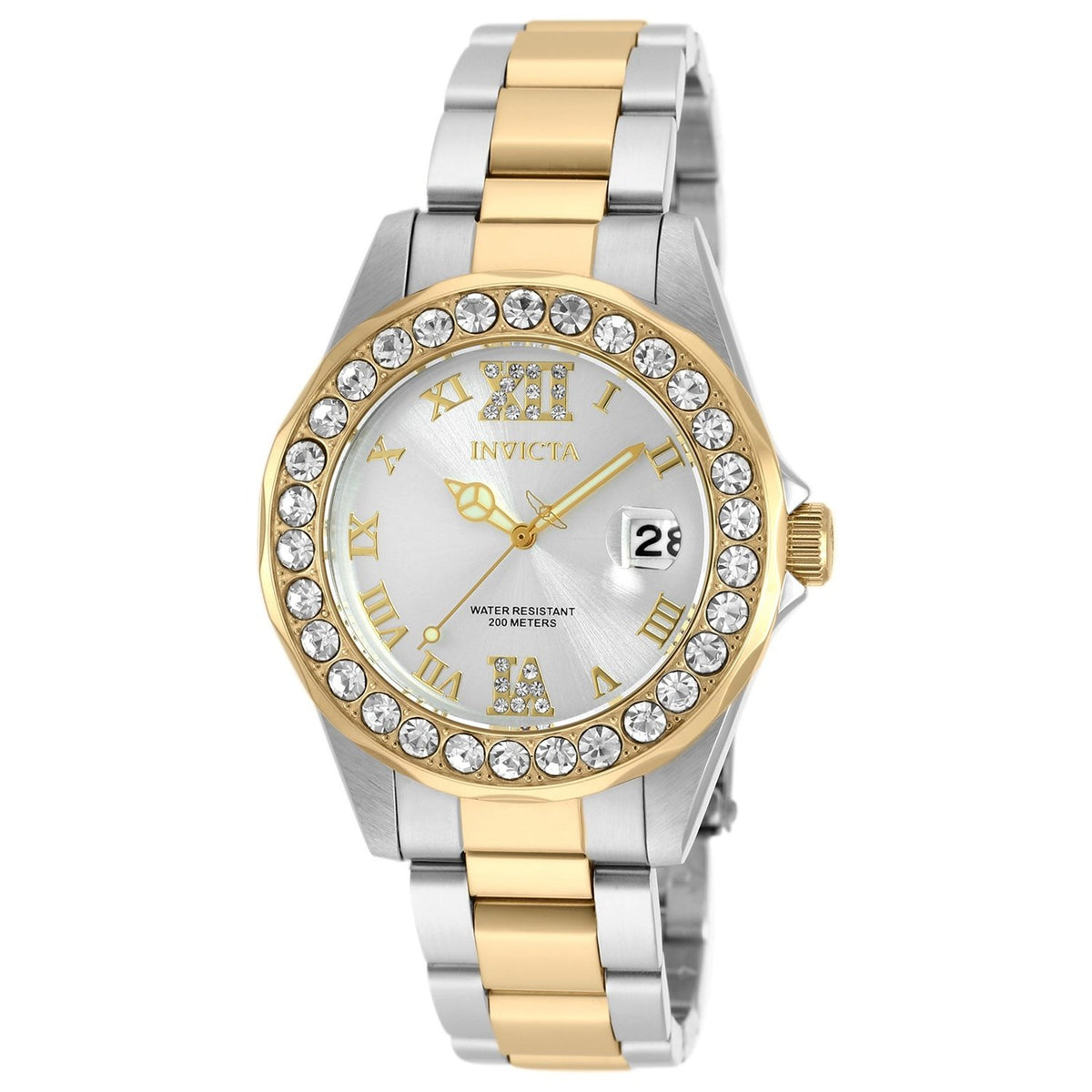 Invicta Women's 20215 Pro Diver Gold-Tone and Silver Stainless Steel Watch
