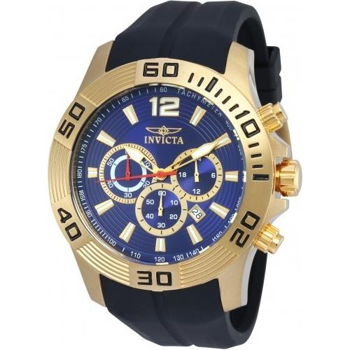 Invicta Men's 20299 Pro Diver Chronograph Black Polyurethane Watch