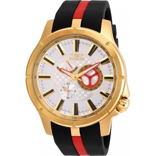 Invicta Men&#39;s 20333 S1 Rally Black and Red Polyurethane Watch