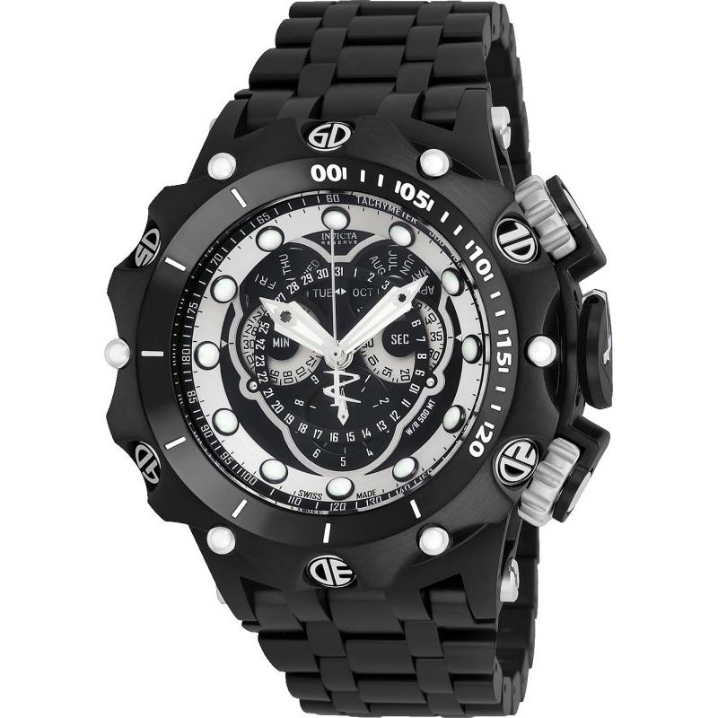 Invicta Men's 20421 Venom Multi-Function  Black Stainless Steel Watch
