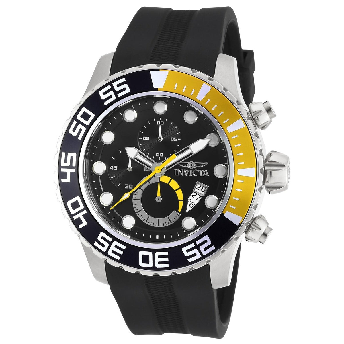 Invicta Men&#39;s 20449 Pro Diver Black Polyurethane Watch