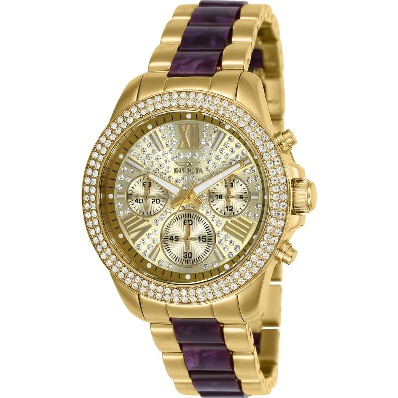 Invicta Women&#39;s 20508 Angel Gold-Tone Stainless Steel Watch
