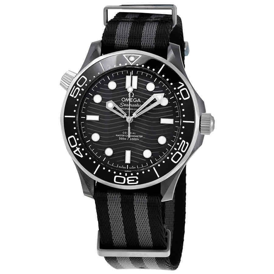 Omega Men's 210.92.44.20.01.002 Seamaster Two-Tone Canvas Watch