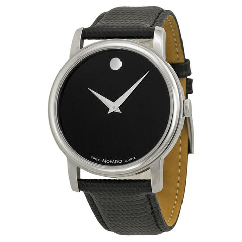 Movado Men's 2100002 Museum Black Leather Watch