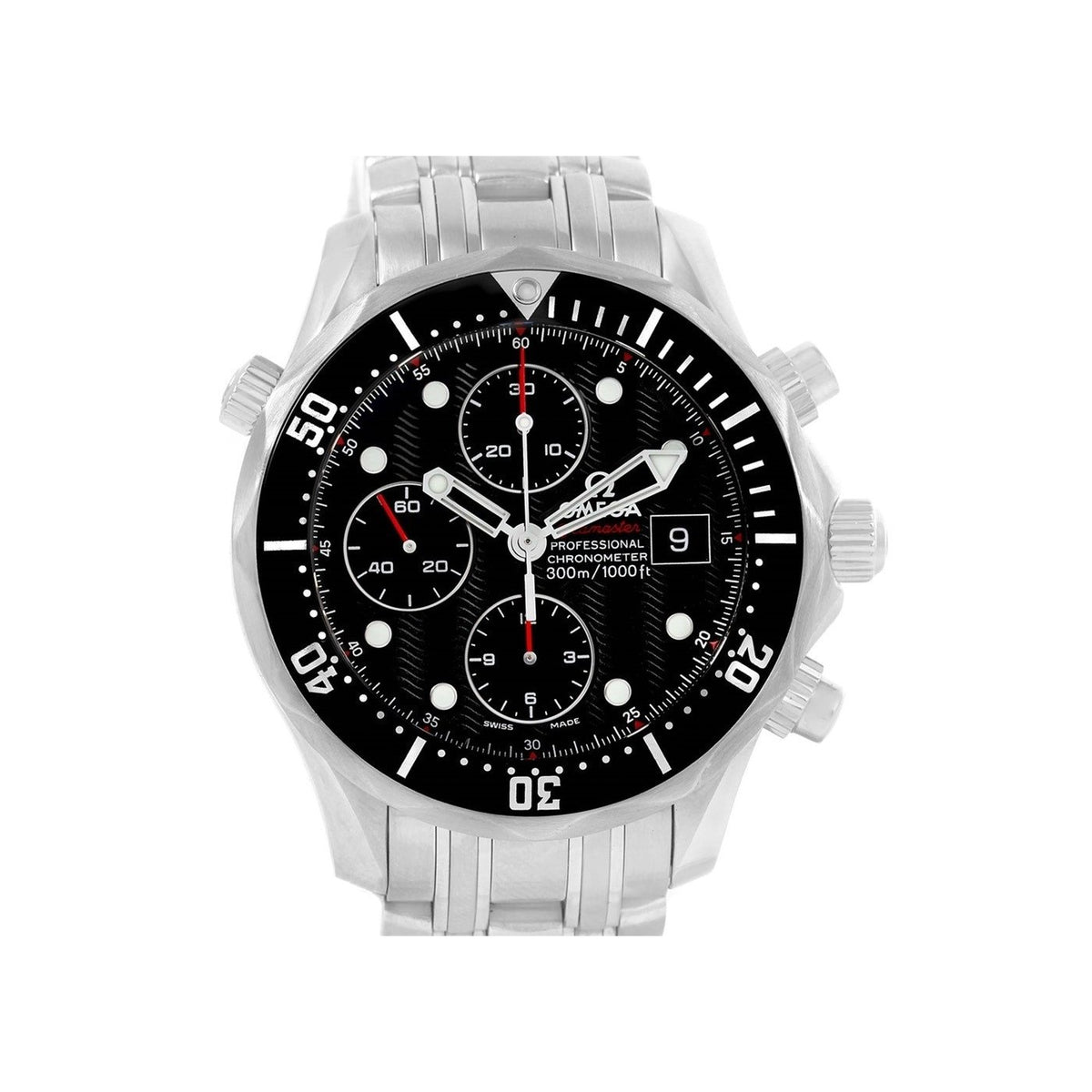 Omega Men&#39;s 213.30.42.40.01.001 Seamaster Chronograph Stainless Steel Watch
