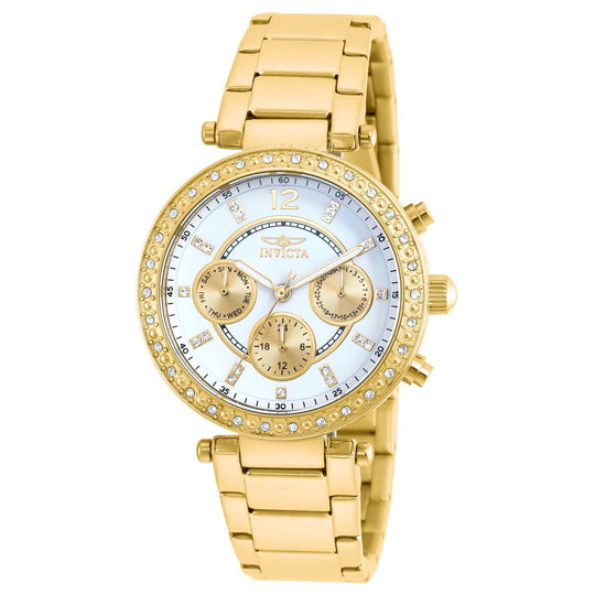 Invicta Women's 21387 Angel Chronograph  Gold-Tone Stainless Steel Watch