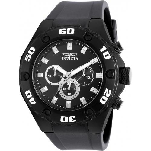 Invicta Men&#39;s 21459 Specialty Multi-Function Black Polyurethane Watch