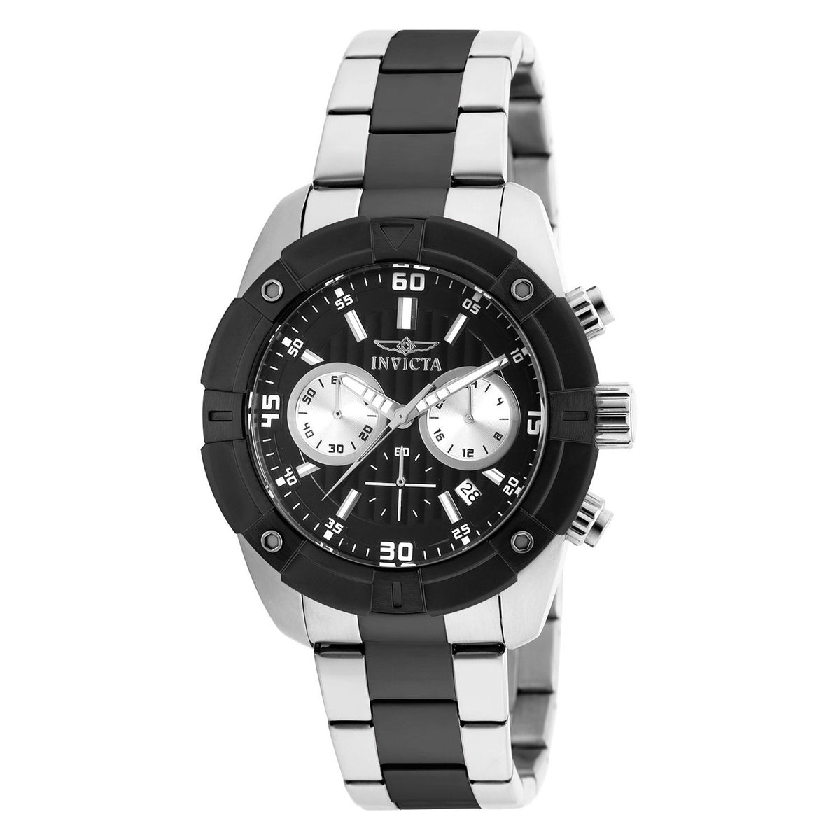 Invicta Men's 21469 Specialty Black and Silver Stainless Steel Watch