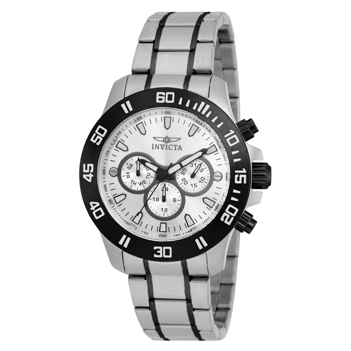Invicta Men's 21485 Specialty Black and Silver Stainless Steel Watch