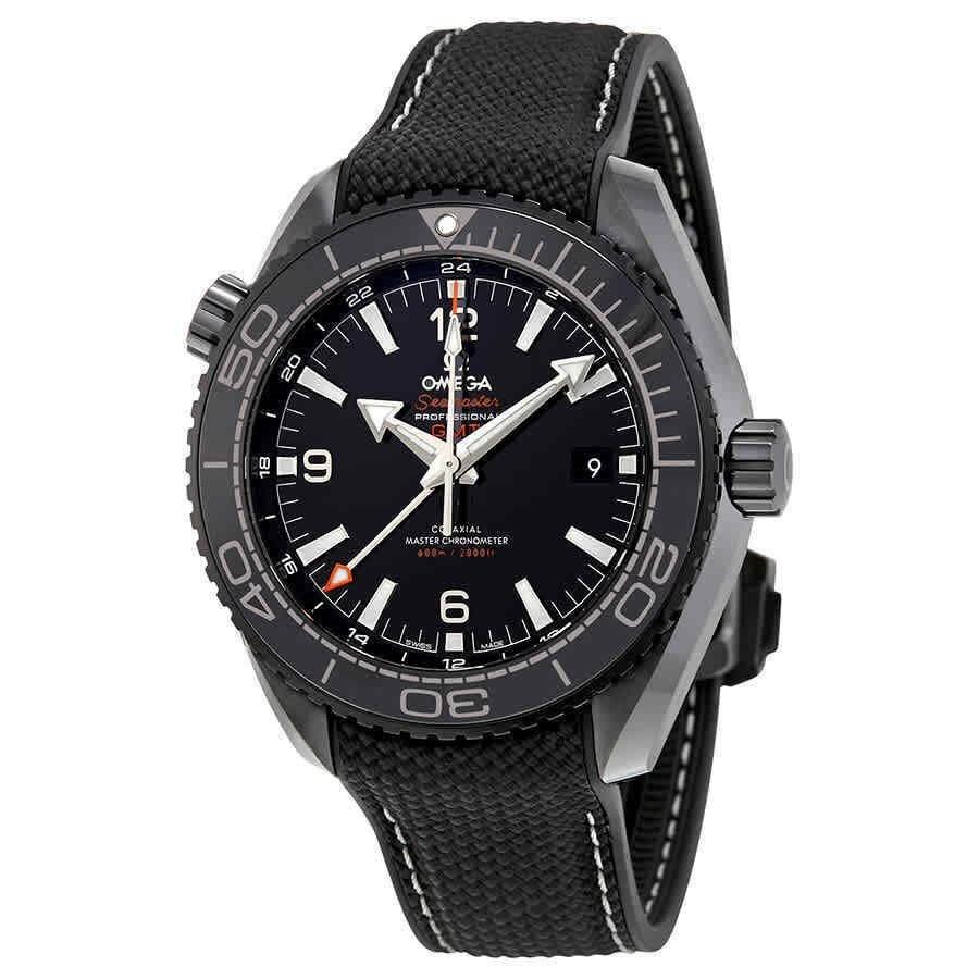 Omega Men's 215.92.46.22.01.001 Seamaster Planet Ocean Black Rubber Watch
