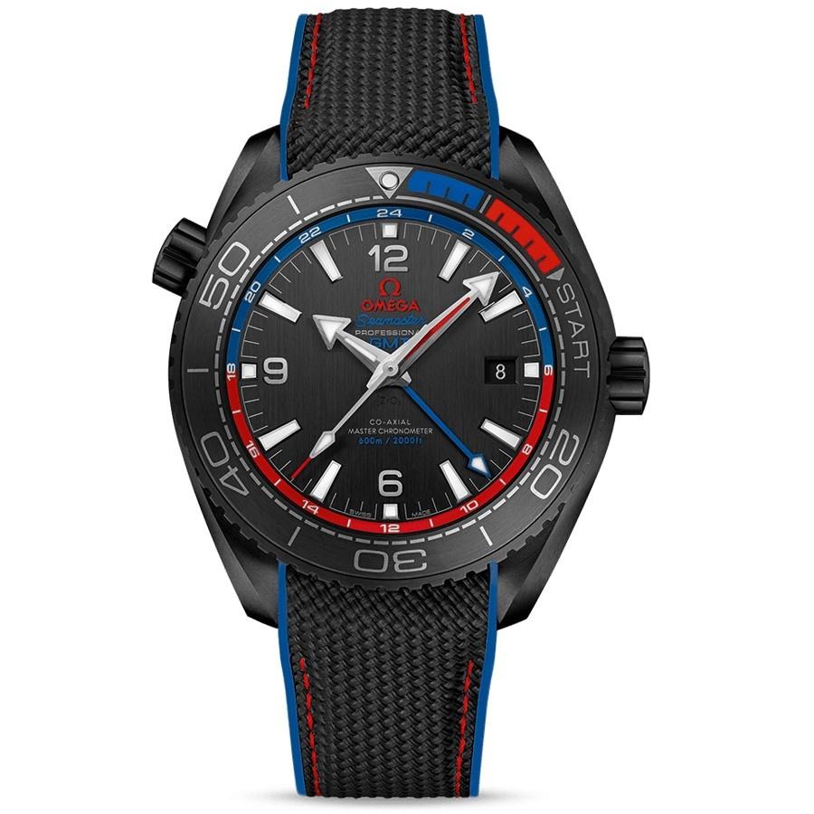 Omega Men&#39;s 215.92.46.22.01.004 Seamaster Planet Ocean Black Rubber Watch