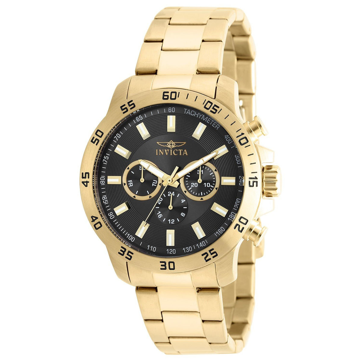 Invicta Men&#39;s 21506 Specialty Gold-Tone Stainless Steel Watch