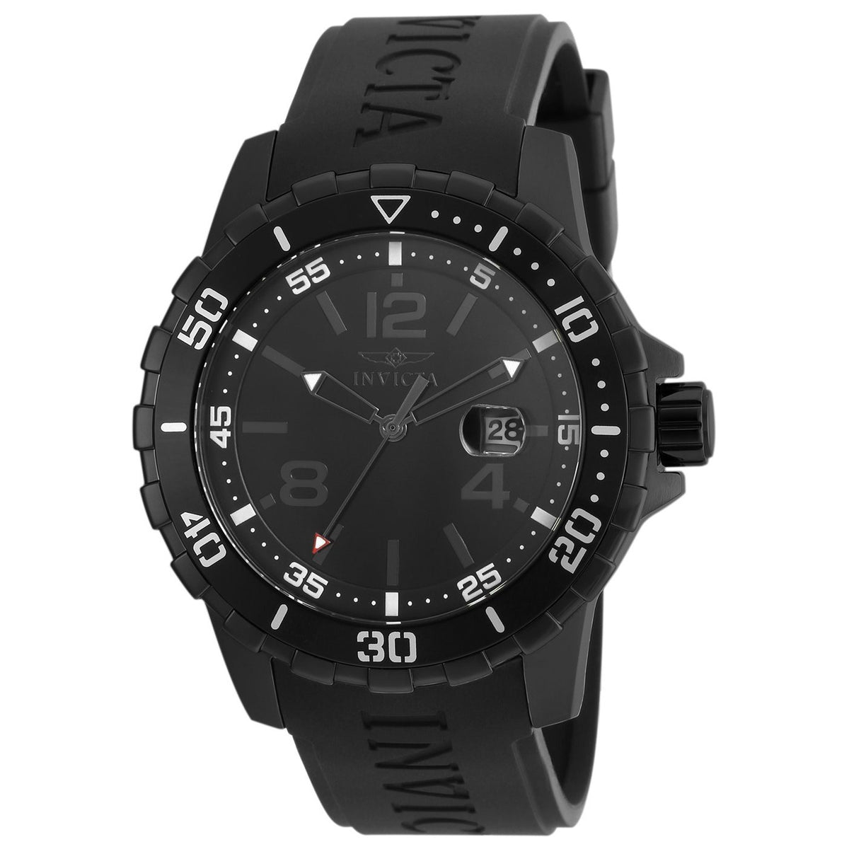 Invicta Men&#39;s 21549 Specialty Black Polyurethane Watch