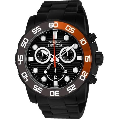 Invicta Men's 21556 Pro Diver Chronograph Black Stainless Steel Watch