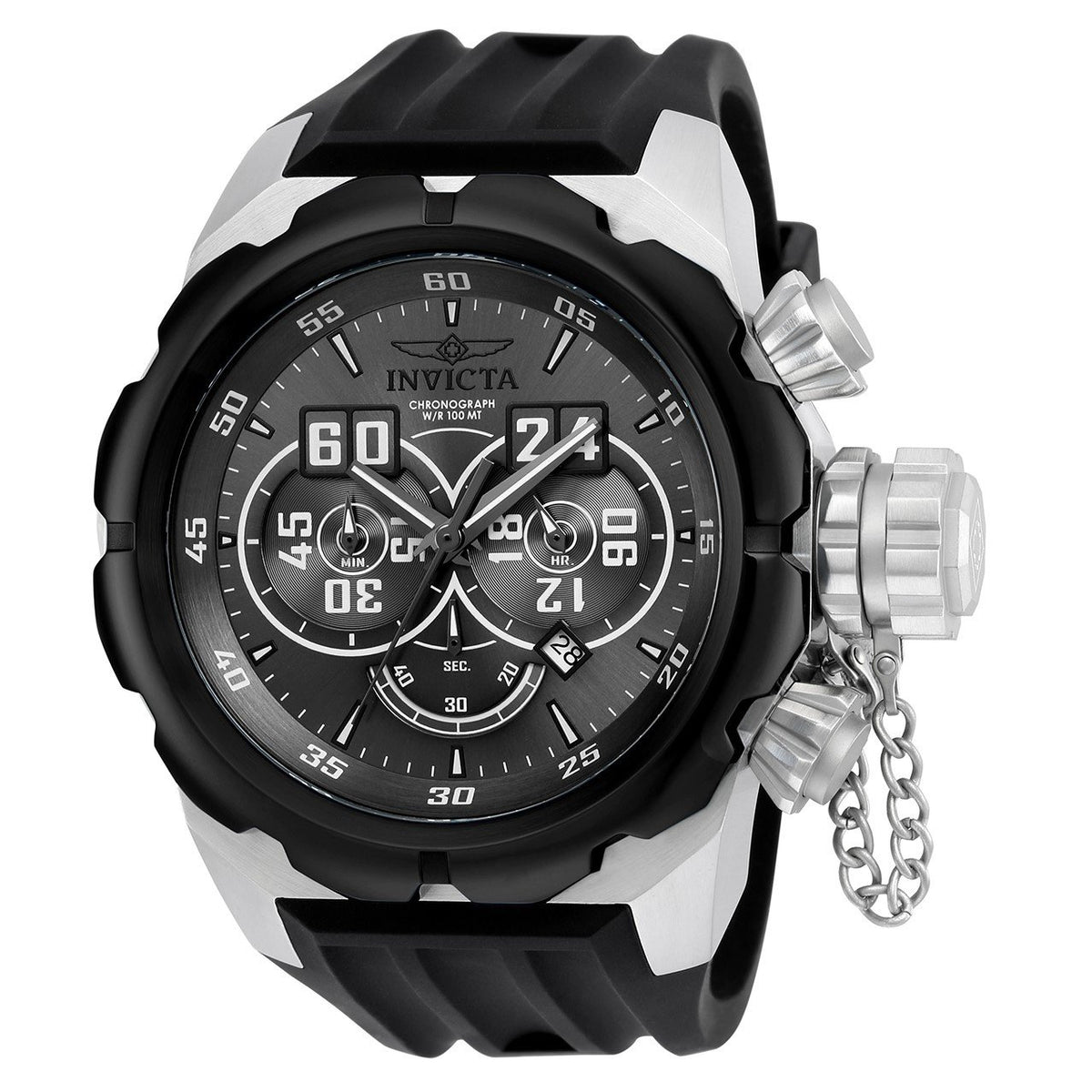 Invicta Men's 21629 Russian Diver Black Silicone Watch