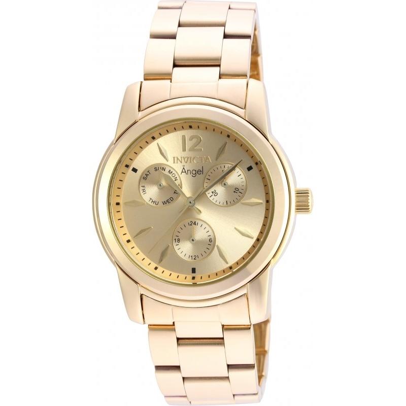Invicta Women&#39;s 21691 Angel Gold-Tone Stainless Steel Watch
