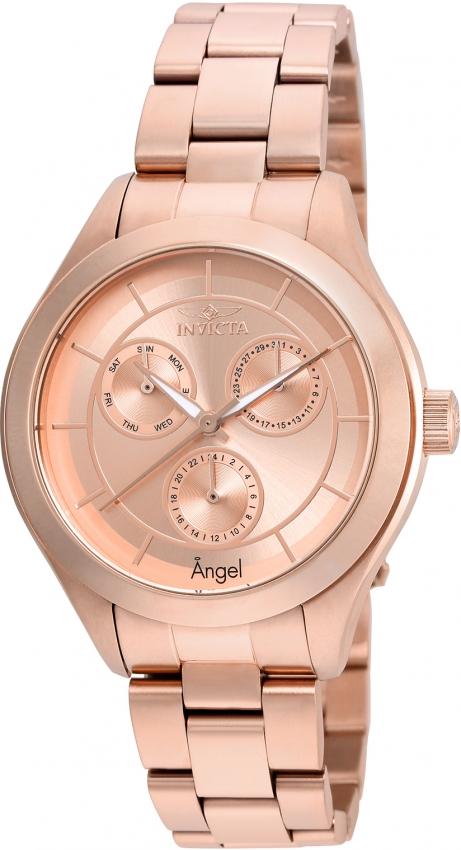 Invicta Women's 21695 Angel Rose-Tone Silver Watch