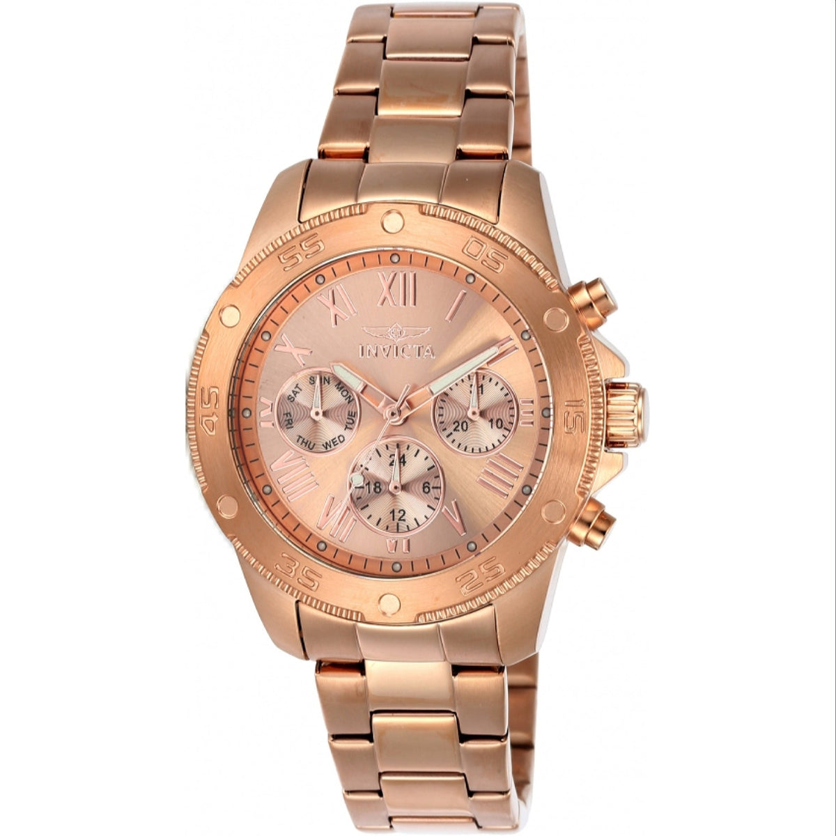 Invicta Women's 21732 Wildflower Rose-Tone Stainless Steel Watch