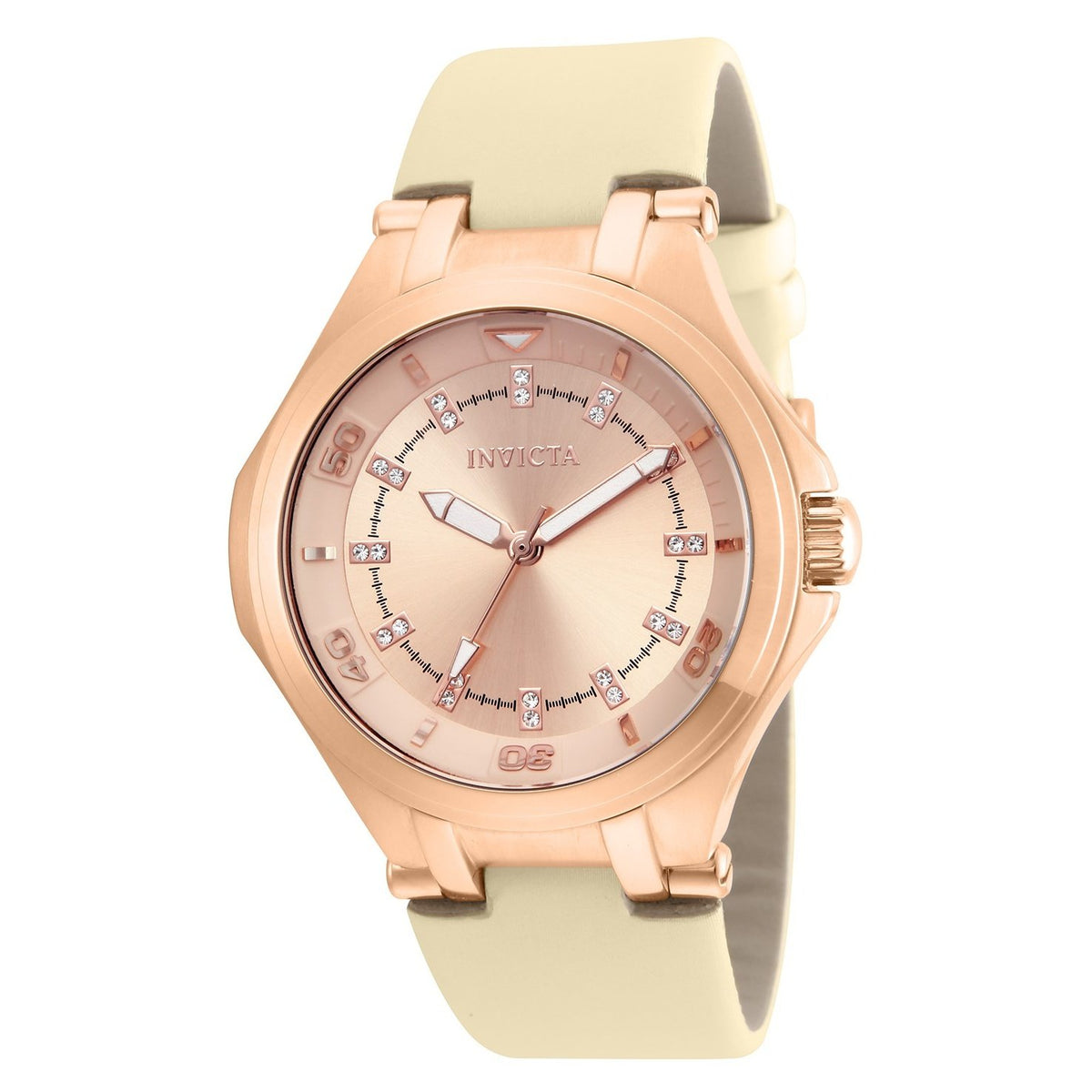 Invicta Women&#39;s 21761 Wildflower Beige Polyurethane Watch