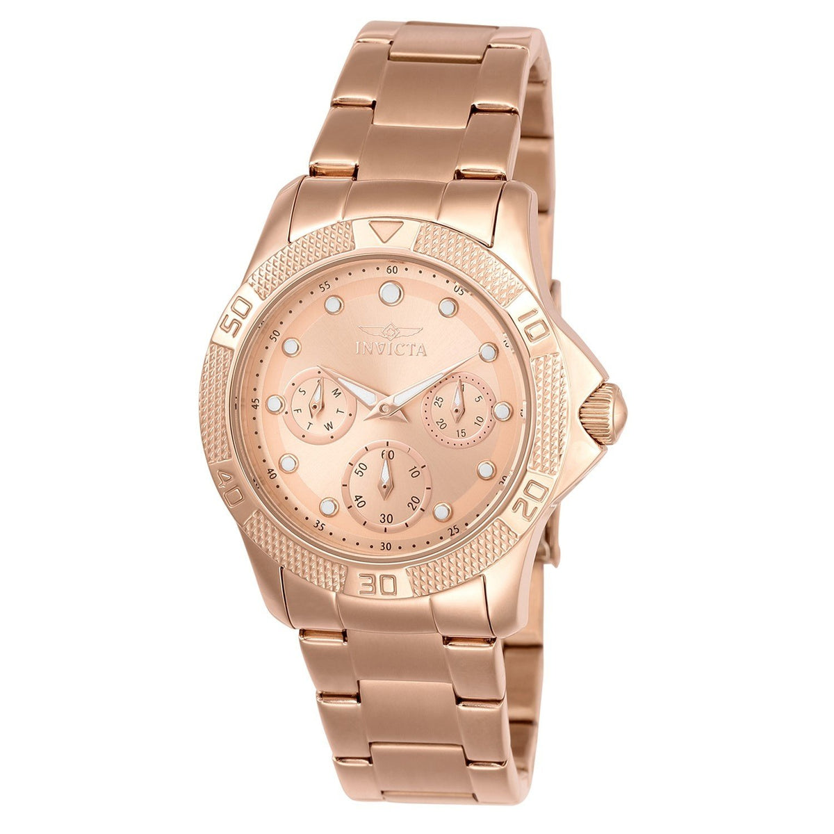 Invicta Women&#39;s 21765 Angel Rose-tone Stainless Steel Watch