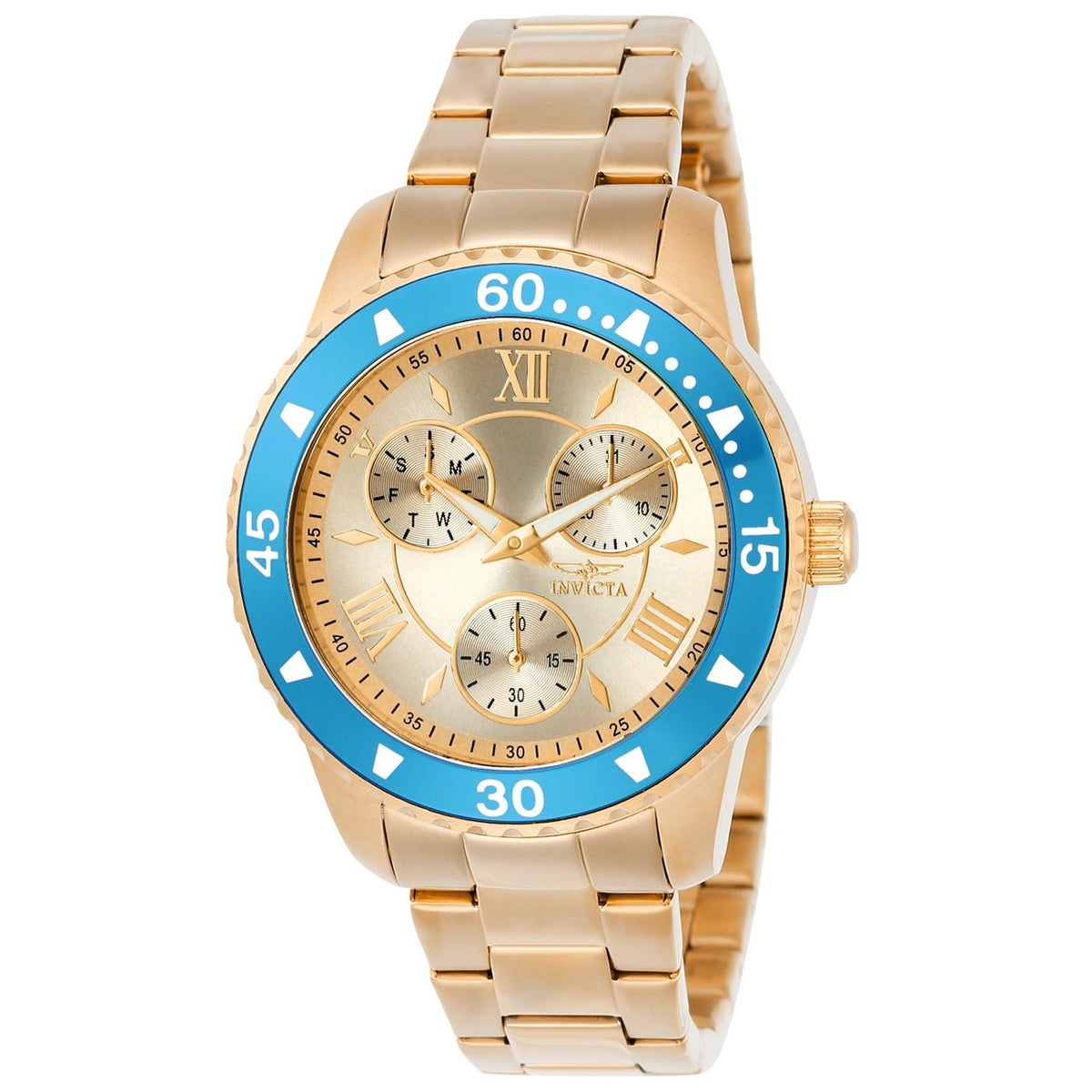 Invicta Women&#39;s 21769 Angel Rose-tone Stainless Steel Watch