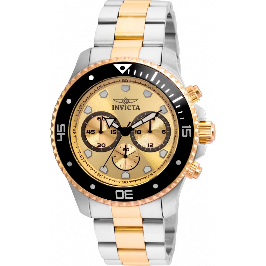 Invicta Men's 21790 Pro Diver Gold-Tone and Silver Stainless Steel Watch