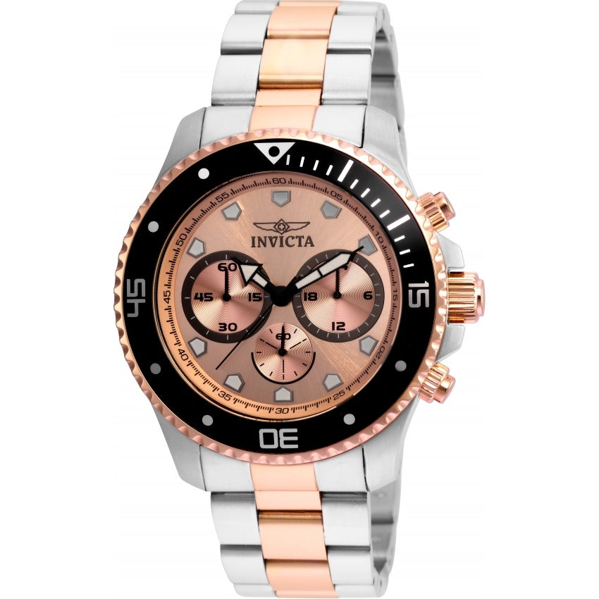 Invicta Men's 21791 Pro Diver Rose-Tone and Silver Stainless Steel Watch