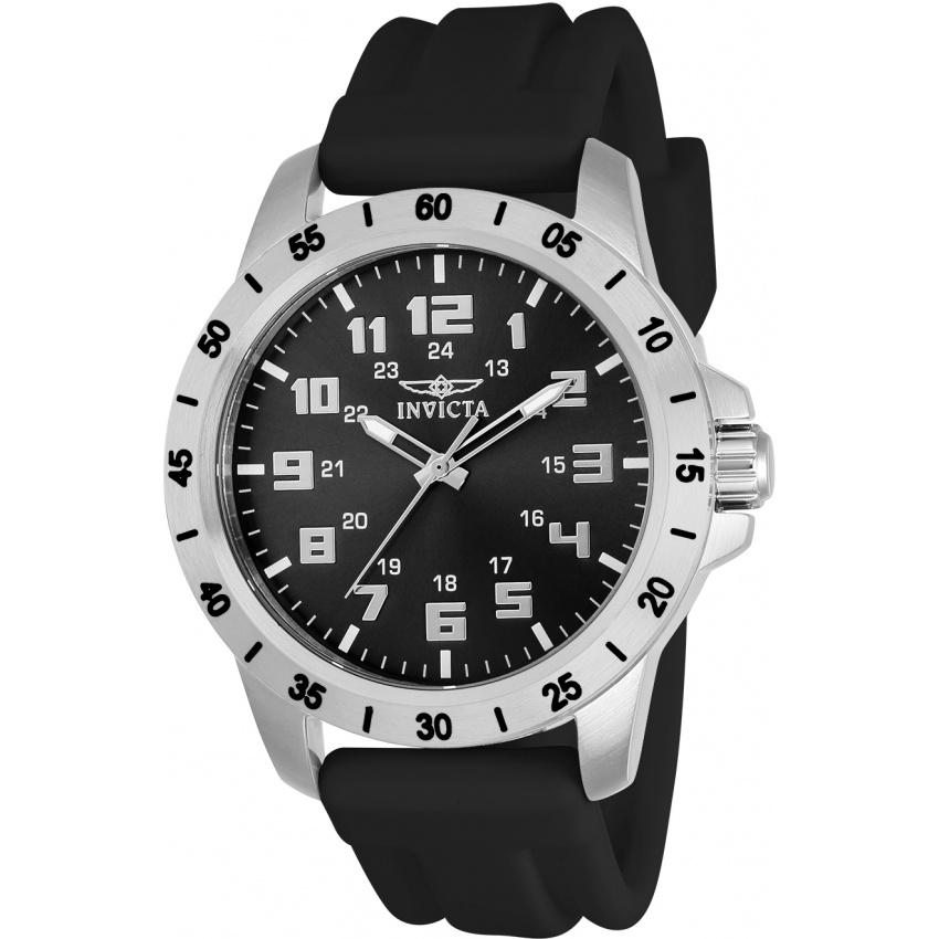 Invicta Men&#39;s 21835 Pro Diver Black Polyurethane Watch