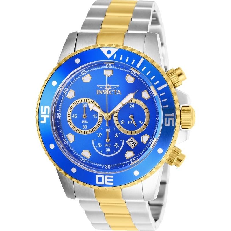 Invicta Men's 21892 Pro Diver Gold-Tone and Silver Stainless Steel Watch