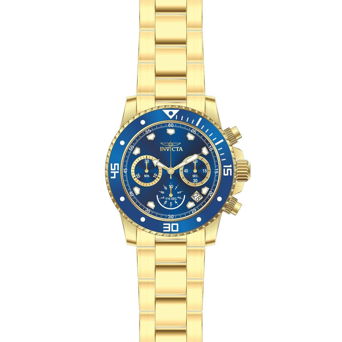 Invicta Men's 21894 Pro Diver Gold-tone Stainless Steel Watch