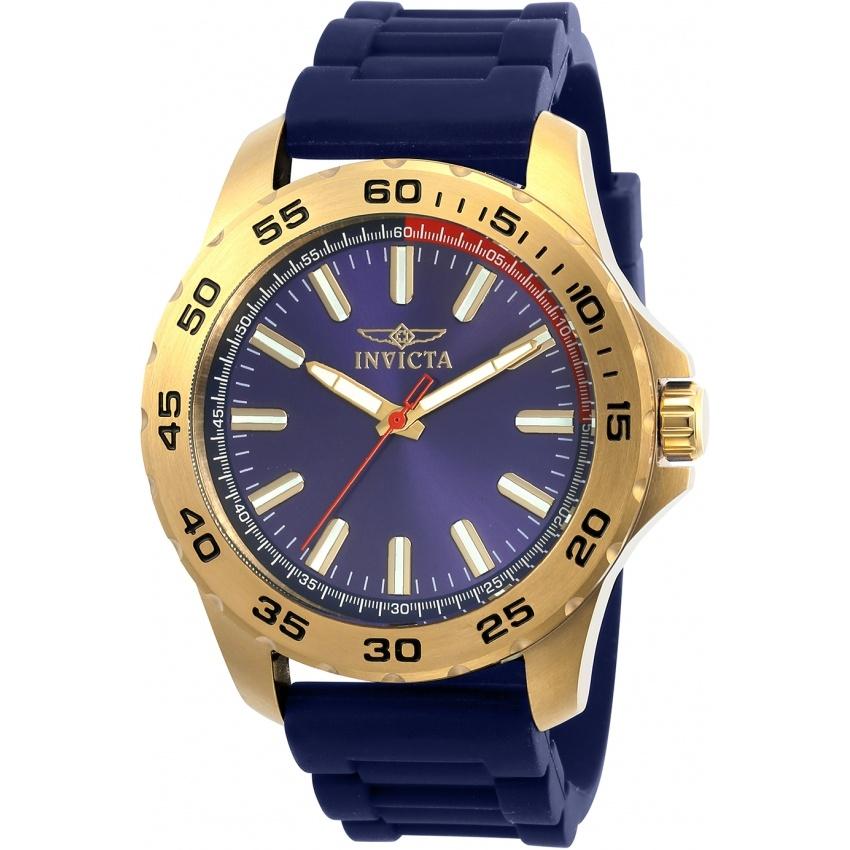 Invicta Men&#39;s 21942 Pro Diver Blue Silicone Watch
