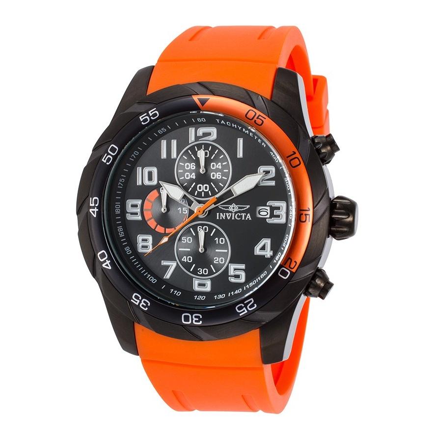 Invicta Men&#39;s 21948 Pro Diver Orange Polyurethane Watch