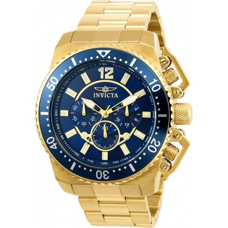 Invicta Men&#39;s 21954 Pro Diver Gold-Tone Stainless Steel Watch