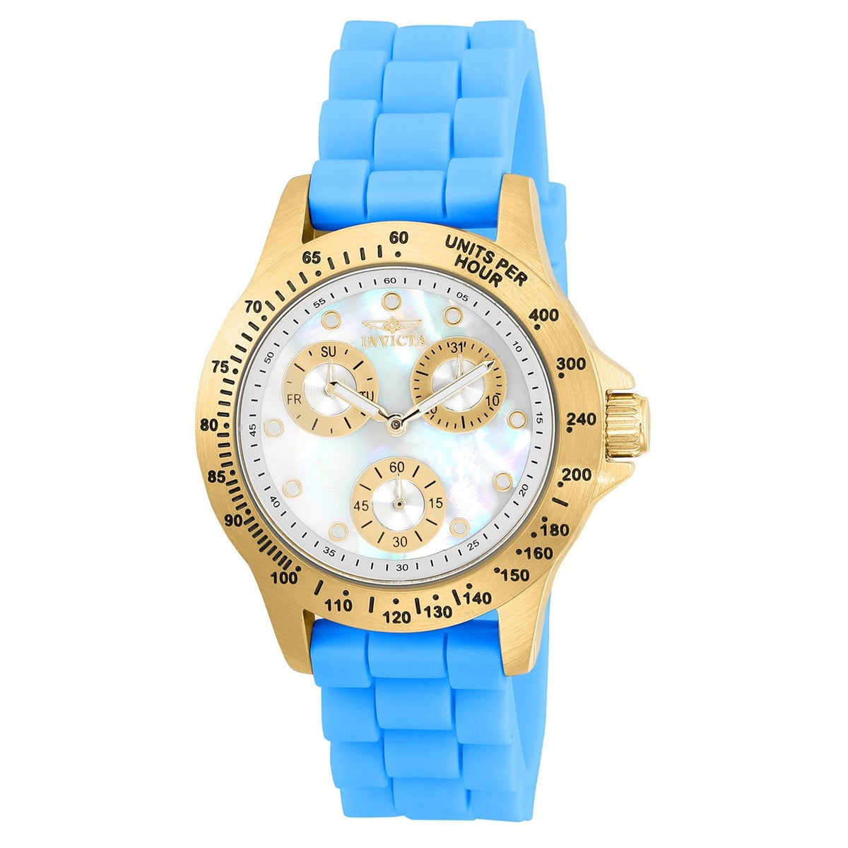 Invicta Women&#39;s 21979 Speedway Blue Silicone Watch