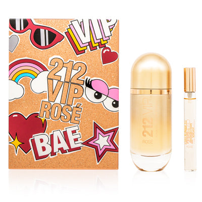 212 Vip Rose Carolina Herrera Travel Exclusive Set For Women  65146733