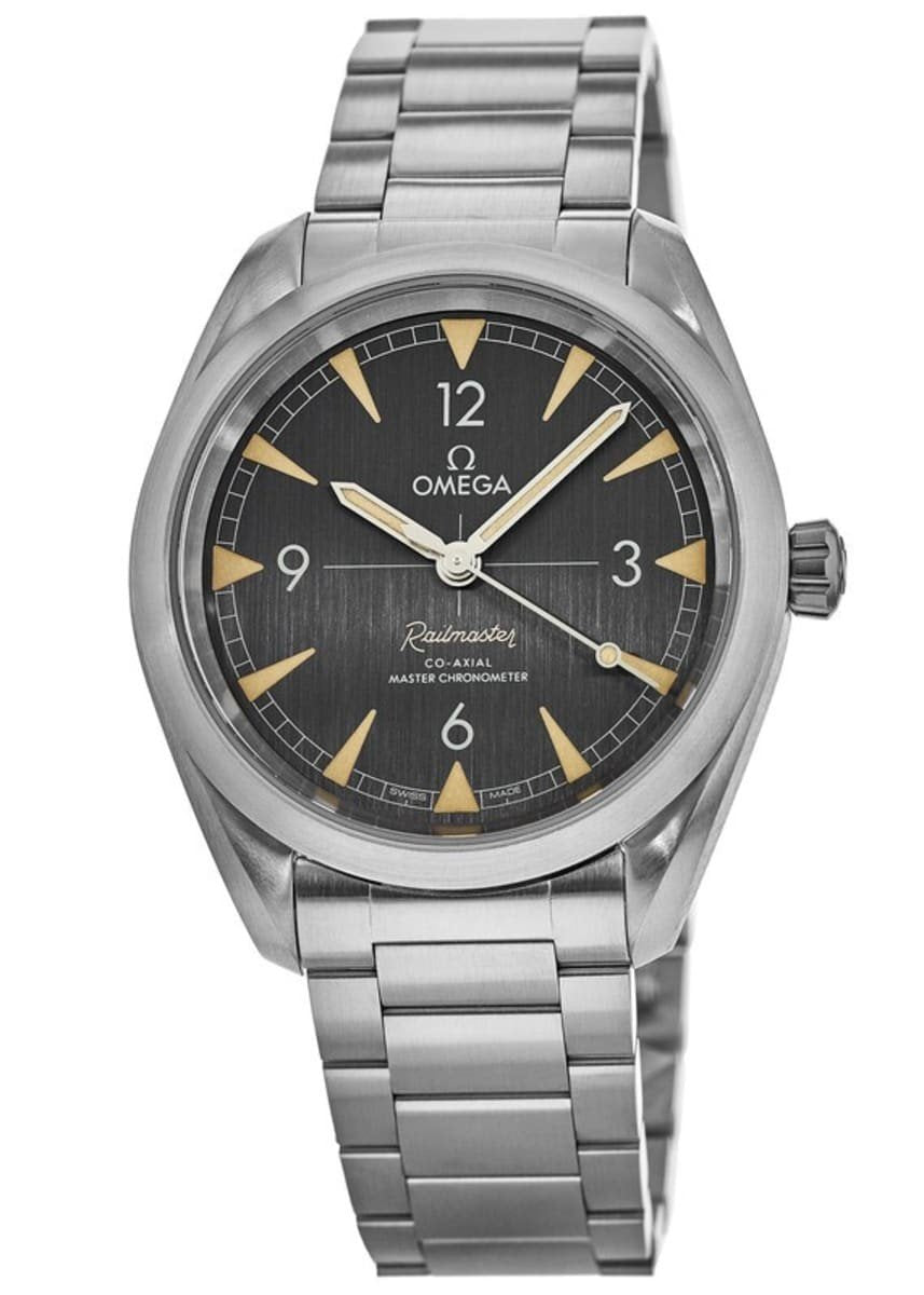 Omega Men&#39;s 220.10.40.20.01.001 Seamaster Railmaster Stainless Steel Watch