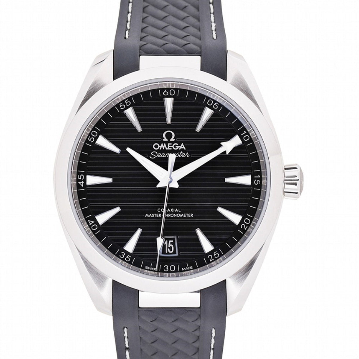 Omega Men's 220.12.41.21.01.001 Aqua Terra Black Rubber Watch