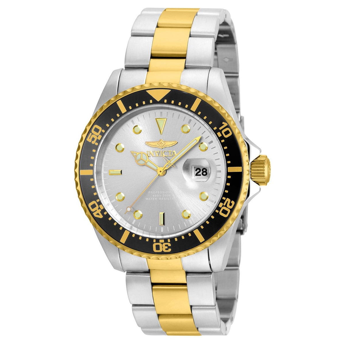 Invicta Men&#39;s 22059 Pro Diver Gold-Tone and Silver Stainless Steel Watch