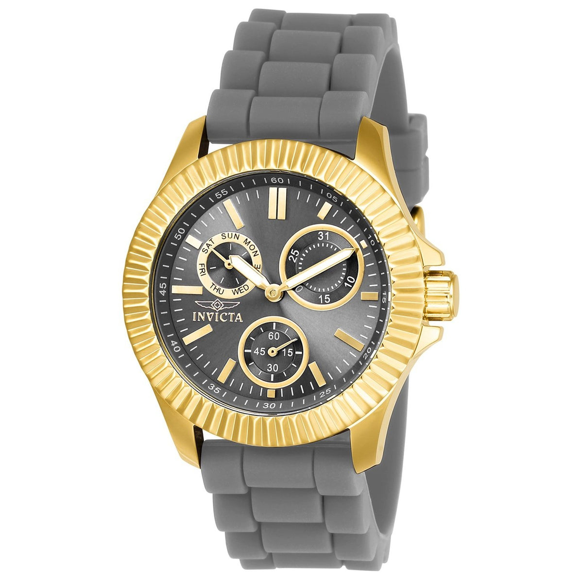Invicta Women's 22100 Angel Grey Silicone Watch