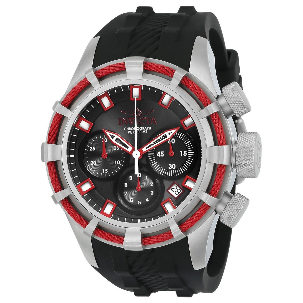Invicta Men's 22151 Bolt Black Silicone Watch