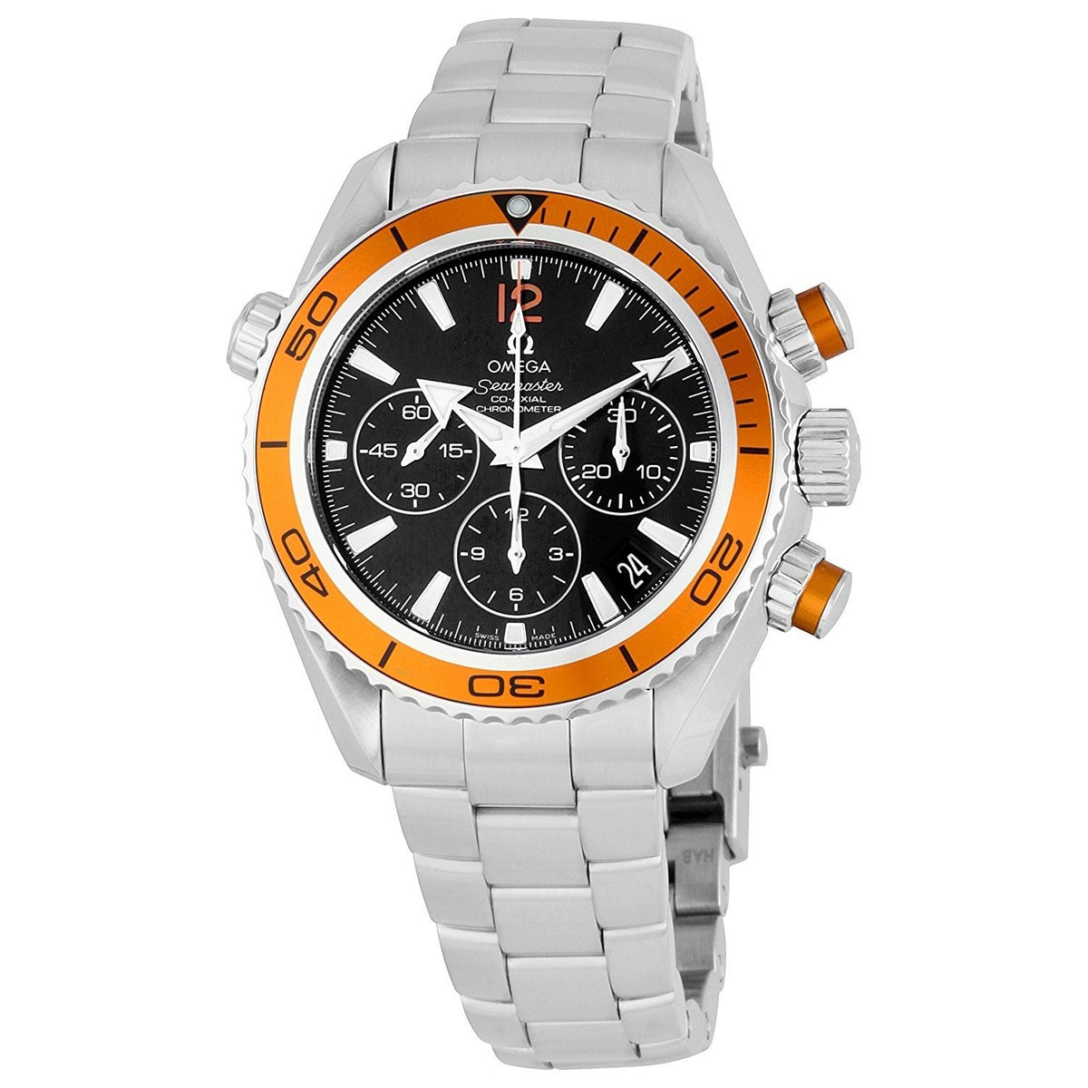Omega Men&#39;s 222.30.38.50.01.002 Seamaster Planet Ocean Chronograph Automatic Stainless Steel Watch