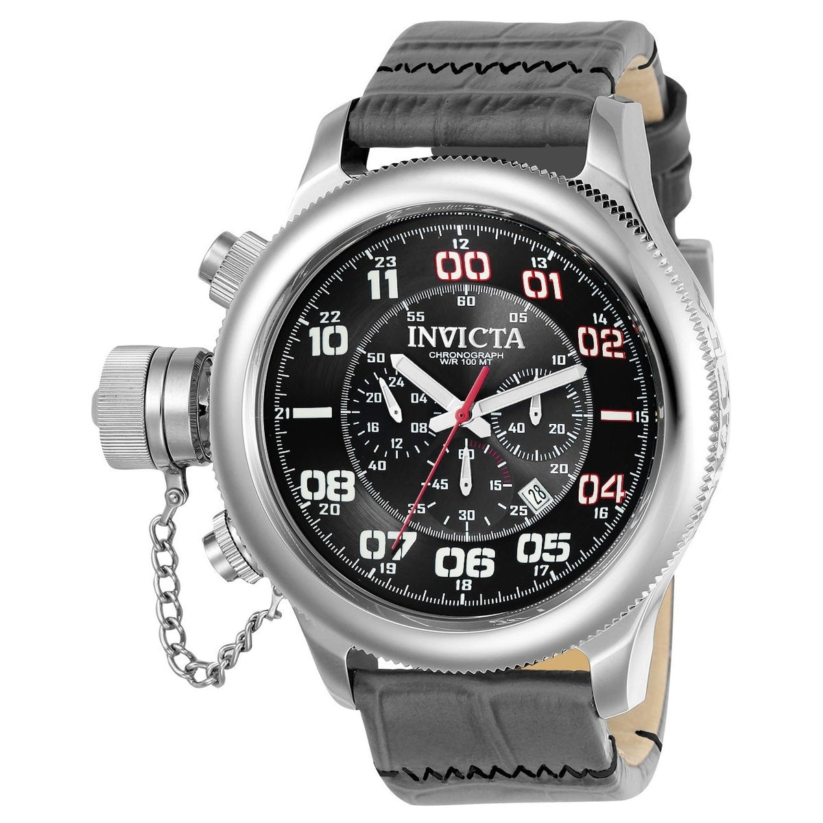 Invicta Men's 22287 Russian Diver Grey Leather Watch