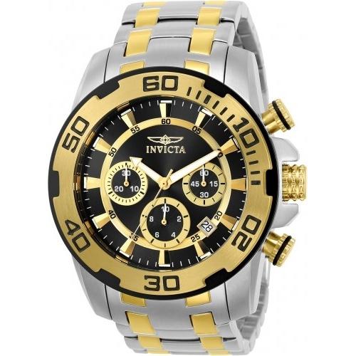 Invicta Men&#39;s 22322 Pro Diver Scuba Gold-Tone and Silver Stainless Steel Watch