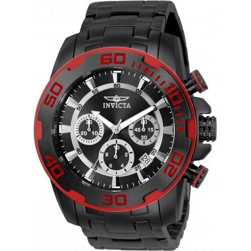 Invicta Men&#39;s 22323 Pro Diver Scuba Black Stainless Steel Watch