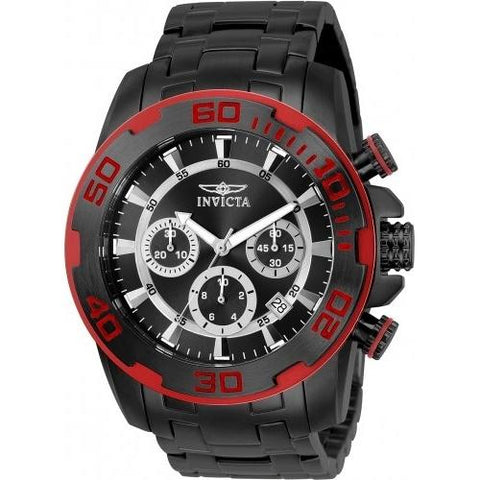 Invicta Men's 22323 Pro Diver Scuba Black Stainless Steel Watch